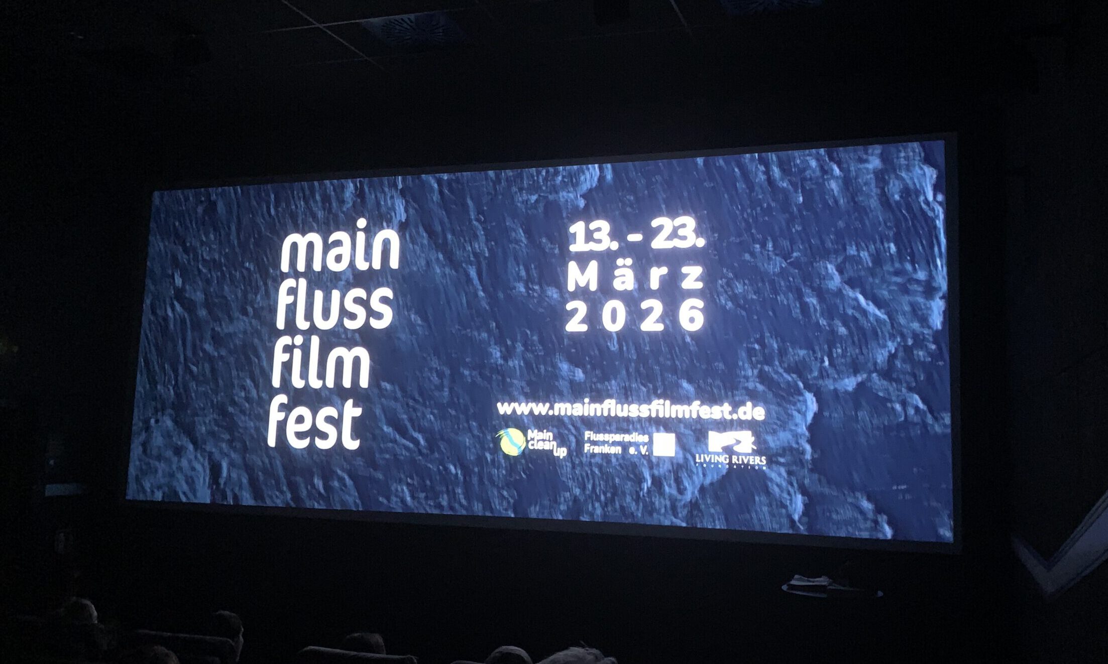 Gewässerschutz auf großer Leinwand: Das Main FlussFilmFest 2026 (Foto: Flussparadies Franken e.V.)