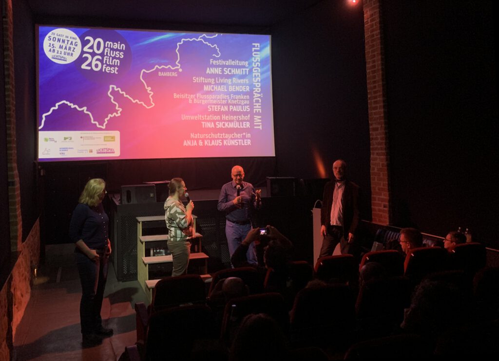 Beim FlussFilmGespräch im Bamberger Lichtspiel-Kino. Foto: Flussparadies Franken